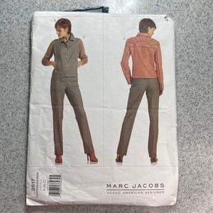 VOGUE Paris American Designer Original‎ jacket 2517 size 8-18. Incomplete 159